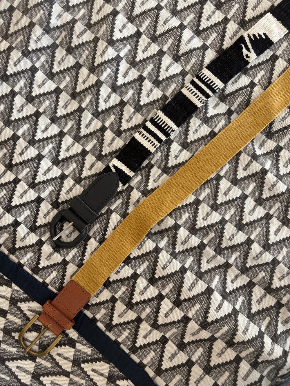 Women’s Belts with Leather Trim
